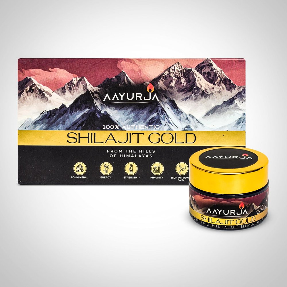 AAYURJA Premium Shilajit | Himalayan Resin for Vitality and Wellness | Rich in Minerals | Supports Energy and Stamina | Authentic and Pure Shilajit Resin | 30 Grams