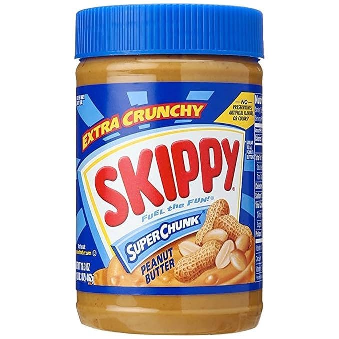 CELEBRINO S-Kippy Super Chunk Peanut Butter, 462 Gram (Pack of 1)