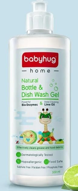 Babyhug Home Natural Dishwash Gel - 500 ml