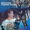 MAHNTMART Breathing Trainer for Lung Capacity  Respiratory Muscle Exercise Device for Enhanced Sports Performance | Adjustable Lung Exerciser for Men and Women | Black view 4