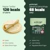 GOBBLERIGHT Spinach & Quinoa Wrap 150g (6 Wraps - Pack of 3) | Low GI & High in Protein | Plant Based & Fibre Packed | Gluten Free & Vegan | Healthy Frozen Tortilla for Burrito, Wraps, Tacos view 3