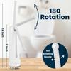 WOTOFY Silicone Portable Jet Spray for Toilet  Travel Bidet Spray for Personal Hygiene & Cleaning  Handheld Electric Bidet with Adjustable Pressure Control (Pink) view 3