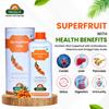 Biosash Himalayan Sea Buckthorn Pulp Concentrate 750ml | Cold-Pressed | Natural Vitamin C, Rich in Omega 3, 6, 7, 9 |Antioxidants | Immunity |Skin Glow | Gut Health Support | Herbal SeaBuckthorn Juice | Makes 150 Glasses | No Added Sugar | Organic Hi view 2