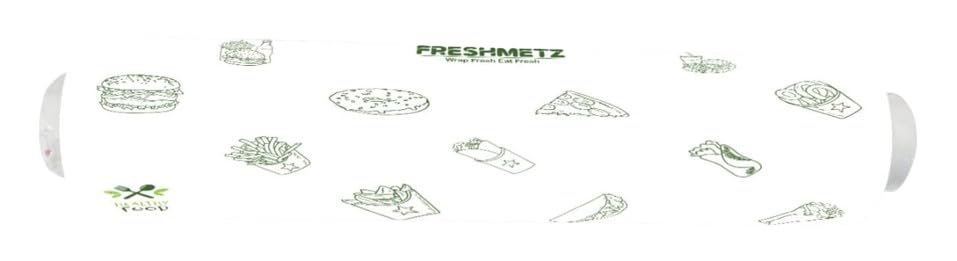 FRESHMETZ Wrapping Paper Roll for Kitchen 1kg - Premium Non-Stick Butter Wrapping Paper | Used for Roti Wrapping | (1 kg/100mtr)