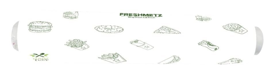 FRESHMETZ Wrapping Paper Roll for Kitchen 1kg - Premium Non-Stick Butter Wrapping Paper | Used for Roti Wrapping | (1 kg/100mtr)