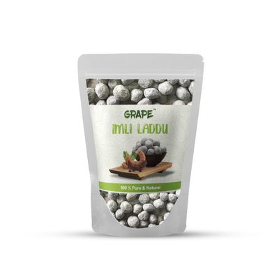Grape Imli Laddu  Chatpata Fun Imli goli  Sweet & Sour Chewy Treats" Chatpataka  The Zesty Snack - Natures - Ayurvedic Tamarind Laddu-(1, 900, gram)