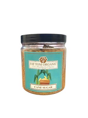 FAT TOM ORGANIC Cane Sugar  Natural Sweetener for All Your Culinary Needs, Perfect for Baking, Cooking, and Beverages (1Kg)