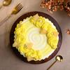 FlowerAura Delicious Fresh Sunshine Pineapple Dream Cake For Birthday & Anniversary Cake, Valentine Day Cake For Boyfriend, Girlfriend, Husband & Wife (Same Day Delivery) (0.5Kg) view 3