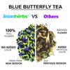 Asian Herbs Blue Butterfly Pea Flower Tea - Antioxidant Rich, Soothing & Calming, Supports Focus, Promotes Well-being, Enhances Skin & Hair Health (30 Tea Bags) view 3