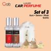 Crab Car Spray Perfume & Diffuser Combo | Aura, Serene & Musk Scents | Premium Essential Oils for Car, Home & Office | Long-Lasting Air Freshener Set with Elegant Diffuser view 2