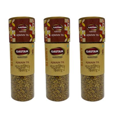 Ajwain Til 120g | Mukhwas Combo Pack (Pack of 3)