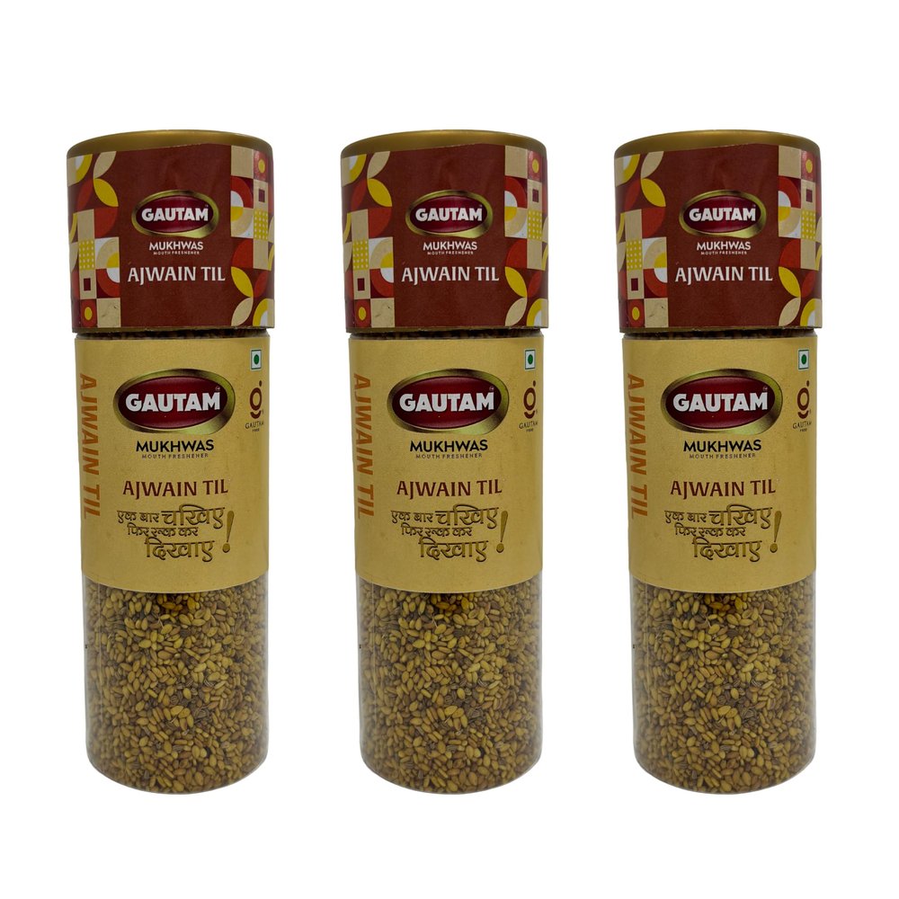 Ajwain Til 120g | Mukhwas Combo Pack (Pack of 3)