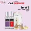 Crab Car Spray Perfume & Diffuser Combo Aura, Eternal & Musk Scents | Premium Essential Oils for Car, Home & Office | Long-Lasting Air Freshener Set with Elegant Diffuser view 2