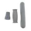 1 Set Crutch Accessory Kit Crutch Pad+Handle Grip Covers+Tip Cover Gray view 1