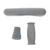 1 Set Crutch Accessory Kit Crutch Pad+Handle Grip Covers+Tip Cover Gray view 2