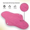 SIZI Absorbent Reusable Menstrual Sanitary Pads/Washable Cloth Menstrual Period Pads,Reusable Panty Liners. (Pink Cloth Pad- 3 Count) view 2