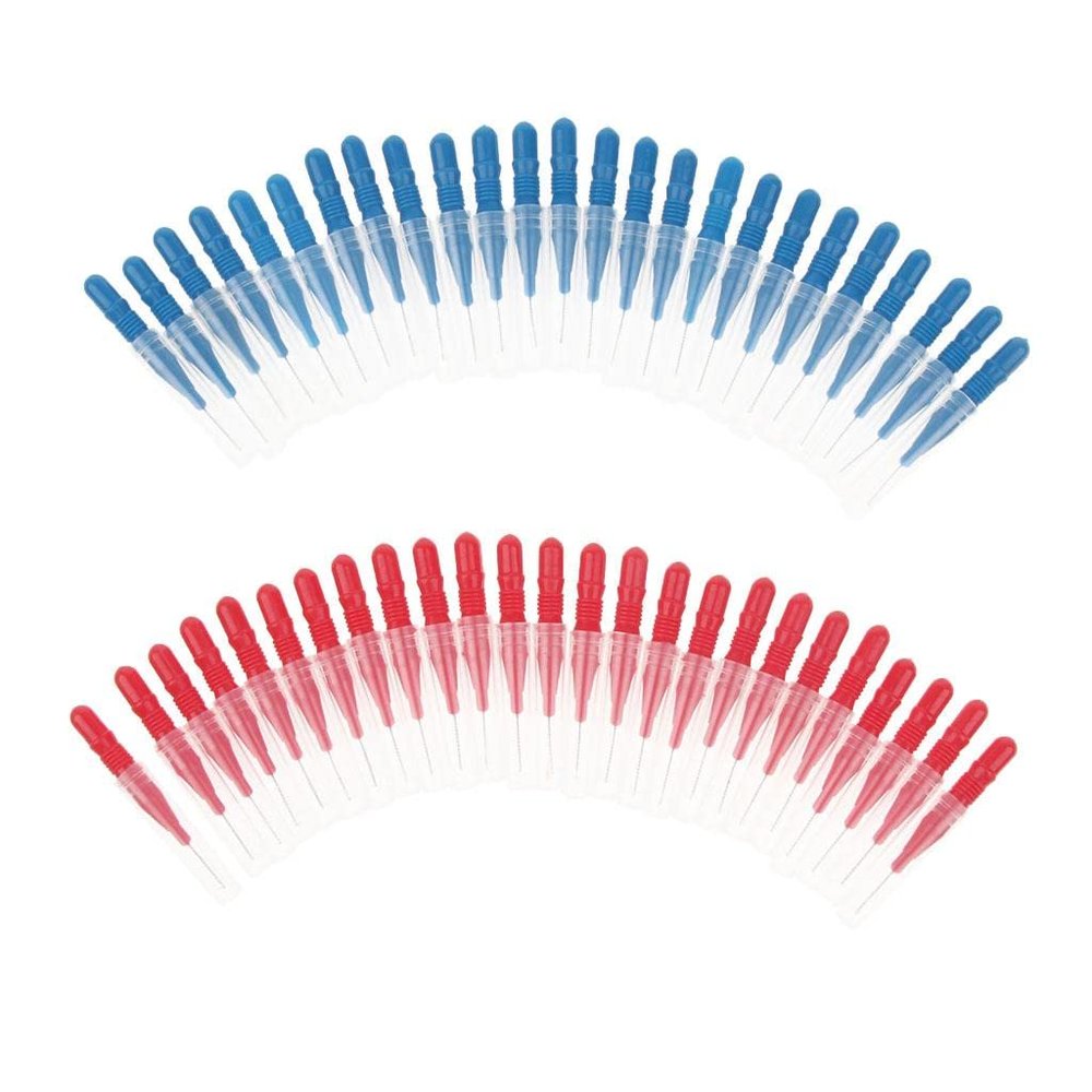 LOOM TREE 50 Pieces Interdental Brush Toothpick Floss Teeth Cleaning Brush Oral Care | Health Care | Other Health Care Supplies
