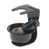 LOOM TREE 4 In 1 Salon Bristle Hair Shaving Brush With Black Poly Soap Mug Bowl And Shaving Brush Holder Stand Shave Soap Travel Set For Salon Barber Men | Shaving & Hair Removal view 4
