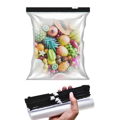 Rangro Pack of 30 M(9X10) Ziplock Slider Bags for Fridge - Reusable Slider Pouch for Vegetables, Fresh Food Storage & Travel, Slider Zipper Lock Pouches, Plastic Zip Covers (Small/Large, Multipurpose)