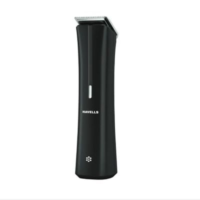 HAVELLS BT6112 BEARD TRIMMER BLACK COLOR SKIN FRIENDLY STAINLESS STEEL BLADES 2 YEARS MANUFACTURER WARRANTY