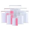 Mavaa Heavy-Duty Clear Plastic Zip Lock Pouch Bags - Reusable Resealable Airtight Storage for Jewelry, Coins, Beads, Pills, Cloths, Screws & More - Durable Press Seal, Multiple Sizes (100, 7X10) view 1