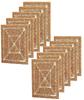 Grow Basket Natural Coconut Coir Fibre Scrub Pads, Kitchen Dishwashing Scrub Pads, Utensil Washing Scrub Suitable for Dish/Utensils/Tiles, Wash Basin (10pcs (Small 3x4 inch)) view 1