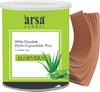 arsa HERBAL PROFESSIONAL: White Chocolate Hydro-Liposoluble Wax with Aloe Vera | Safe for All Skin Types & Colophony-Free | Includes Wax Strips for Silky Smooth Skin view 1