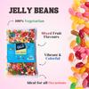 Winola Jelly Beans - 100% Vegetarian Multicolored, Mixed Fruit Flavours Jelly Beans (1 kg in a pouch) view 3