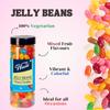 Winola Jelly Beans - 100% Vegetarian Multicolored, Mixed Fruit Flavours Jelly Beans (280 gm) view 3