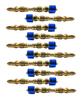 ADAWAT 10Pcs PH2 Magnetic Phillips Screwdriver Bit Set 1/4 Inch Hex Shank Cross Screw Electric Power Drivers Bits(red), Metal view 1