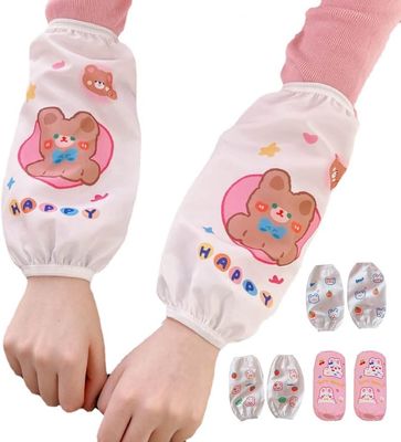 ARYKA Waterproof Arm Sleeves 10 Pairs Oversleeves Covers Kitchen Arm Sleeves for Women Household Washing Cleaning
