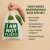 Ecowell 100% Biodegradable & Compostable Certified Eco-Friendly Carry Bag for Home Grocery Store Bag 40 pcs/Pack | Load Capacity 3kg (13x16 Inches) Buy any 2 get 10%, Buy 3 get 15%, Buy 4 get 20% off view 3
