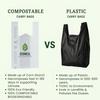 Ecowell 100% Biodegradable & Compostable Certified Eco-Friendly Carry Bag for Home Grocery Store Bag 40 pcs/Pack | Load Capacity 3kg (13x16 Inches) Buy any 2 get 10%, Buy 3 get 15%, Buy 4 get 20% off view 4
