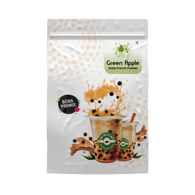 Tea Planet Green Apple Boba Tea Premix Instant Crisp & Refreshing Bubble Tea Powder for DIY Milk Tea, Iced Lattes, Smoothies, Milkshakes & Desserts Vegan-Friendly, Non-GMO, Easy to Prepare 1000g, Pack of 1