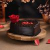 Bakingo 2Kg Delicious Silky Smooth Fresh Be Mine Hearty Chocolate Truffle Cake For Birthday & Anniversary Cake, Valentine Day Cake For Boyfriend, Girlfriend, Husband & Wife (Same Day Delivery) view 2
