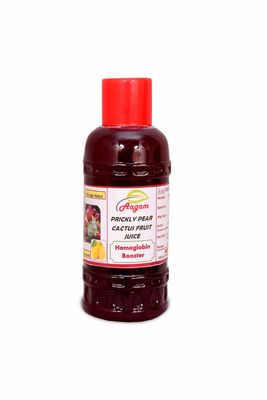 Aagam Prickly Pear Cactus Fruit Juice, Hemoglobin Booster, No added sugar 500 ML