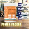 Cramp A-salt Electrolyte Mix | Sodium, Potassium, Magnesium, Coconut Water Powder | Zero Sugar (15 sticks, Orange) view 2