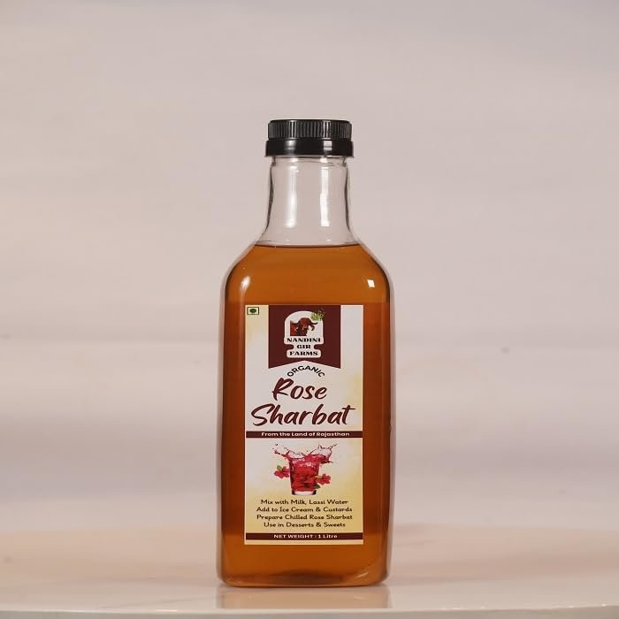 NANDINI GIR FARMS Rose Sharbat 1000ml