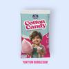 Sugar Threads Cotton Candy, Combo Pack, Pouch, 80g PACK OF 8 (Bubble Gum) view 3