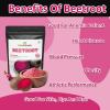 HERBALOVE 100% Natural Beetroot Powder| Boosts Immunity and Energy| Relieves Upset Stomach Fatigue| Supports Blood Pressure, Heart Health| Improves Hair and Skin Health| Versatile Usage| Pack Of 5 view 4