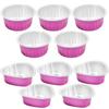 CALANDIS 10 Round&Heart Shaped Aluminum Foil Hair Removal Wax Bean Melting Small Bowl | Waxing Supplies | Shaving & Hair Removal view 1