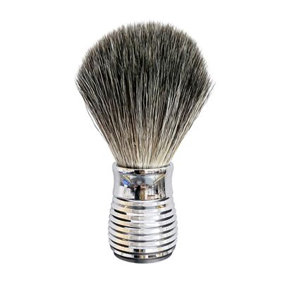 CALANDIS Men Shave Brush Professional Face Cleaning Shaving for Him Dad Birthday Gift Argent B | Shaving Brushes & Mugs | Shaving & Hair Removal