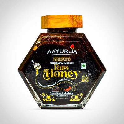 AAYURJA Premium Honey | Pure Himalayan Honey | Rich Flavor and Nutrients | Supports Immune Health | Multipurpose Culinary Delight | 300 Grams