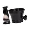 Enakshi Shaving Brush Set Foam Brush Beard Cleaning Brush Professional Cleaning Bowl Black|Health & Beauty | Shaving & Hair Removal | Shaving Brushes & Mugs view 1
