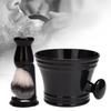 Enakshi Shaving Brush Set Foam Brush Beard Cleaning Brush Professional Cleaning Bowl Black|Health & Beauty | Shaving & Hair Removal | Shaving Brushes & Mugs view 2