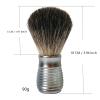 Enakshi Men Shave Brush Professional Face Cleaning Shaving for Him Dad Birthday Gift Argent B|Health & Beauty | Shaving & Hair Removal | Shaving Brushes & Mugs view 2