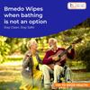 Bmedo Bmedo Bed Bath Wipes, Adult Wet Wipes, Adult Bath Wipes, Anti Bacterial, Ready To Use Cleansing Towels, Refreshing Sponge Bath Towel, For Men & Women | Travelling Wipes | Pure Water Soft Moisturizing Wet Wipes With Lid (90 Count (Pack Of 9)) view 4