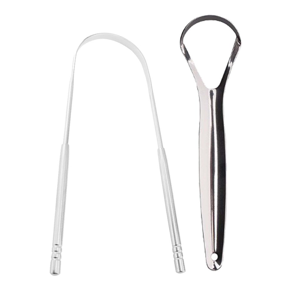 Enakshi 2 Pieces Tongue Scraper Bad Breath Tongue Scraper Cleaner for Oral Tools Men Style B|Health & Beauty | Oral Care | Tongue Cleaners
