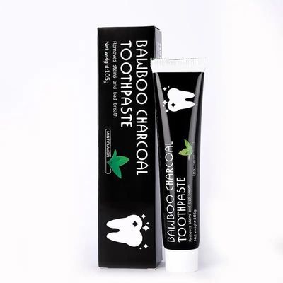 Activated Bamboo Charcoal Toothpaste for Teeth Whitening | Effective Stain Removal & Fresh Breath, Fluoride-Free & Vegan, Safe for Sensitive Teeth