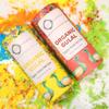 Blessing Decor Holi Combo Pack - Safe and Delicious Celebration with two Organic Gulal, 5 Gujia, and 2 Copper Finish Dryfruit Jars filled with Cashew & Almonds." view 4